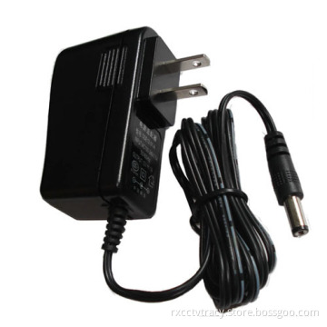 Power Adapter 12V DC 1.0A and 12W with American Plug (PS12-12)